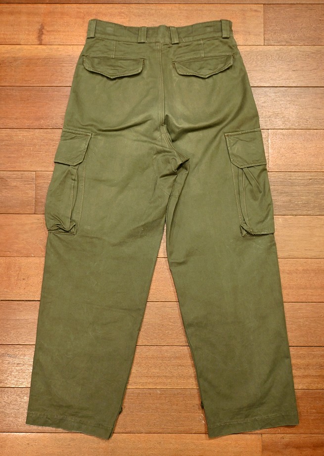 USED フランス軍 M-47 カーゴパンツ ヘリンボーン後期モデル (SIZE:21