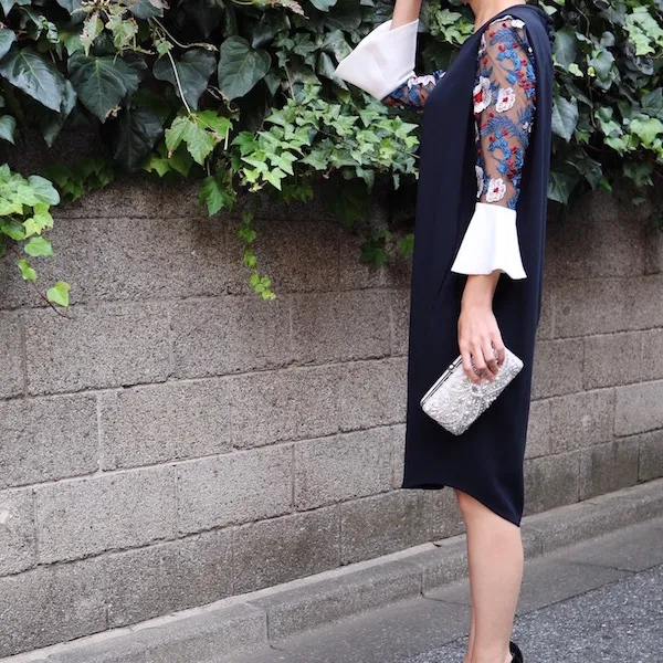 Mame Kurogouchi（マメ クロゴウチ） ボタニカルレーススリーブIライン