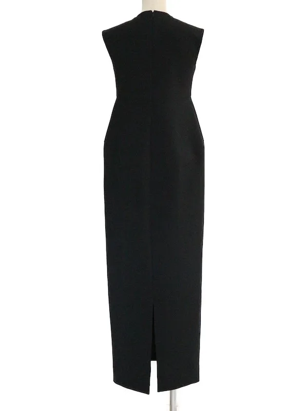 YOKO CHAN（ヨーコチャン） パールスリットラインロングドレス