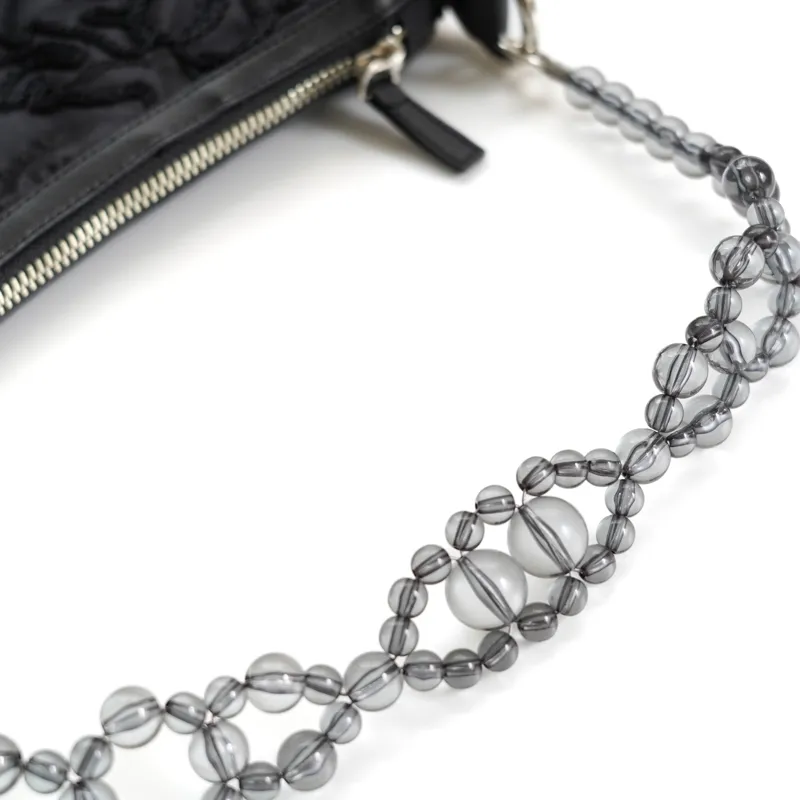 MURRAL（ミューラル） Sea pea embroidered bag（ブラック）| ブランド