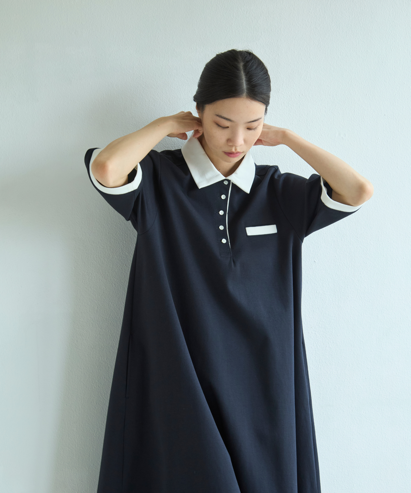 ≪通常販売≫track polo onepiece（トラックポロワンピース） – THE