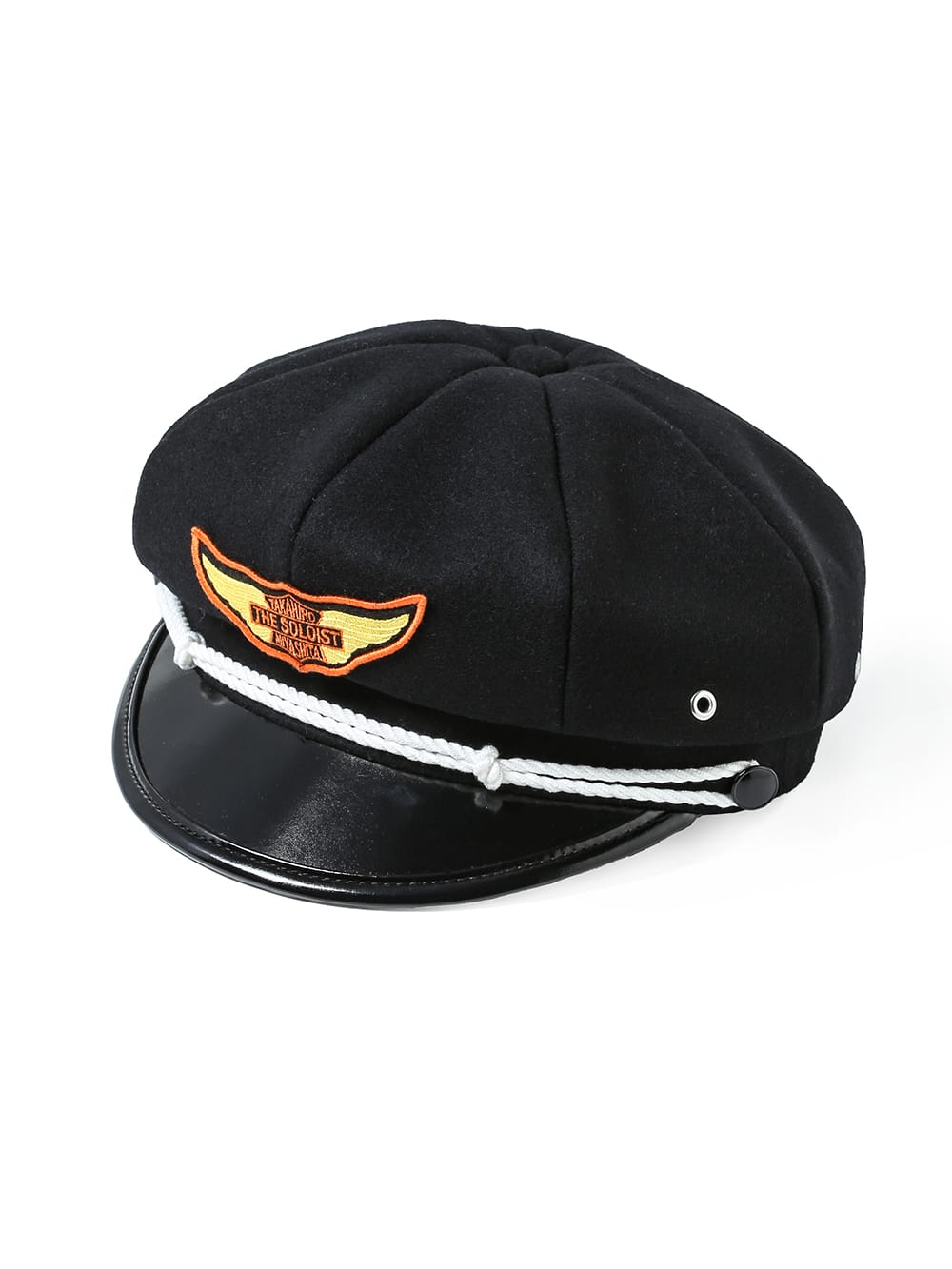 sa.0026AW25-black x black マリンキャップ The Black-and-White