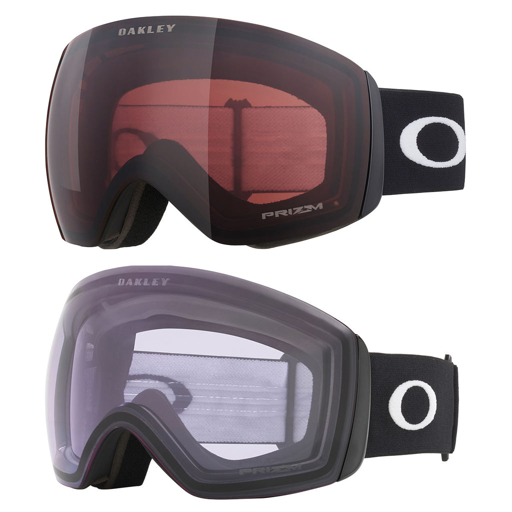 Oakley Flight Deck L Ski Goggles – Large Fit, Prizm™ Lenses – Race