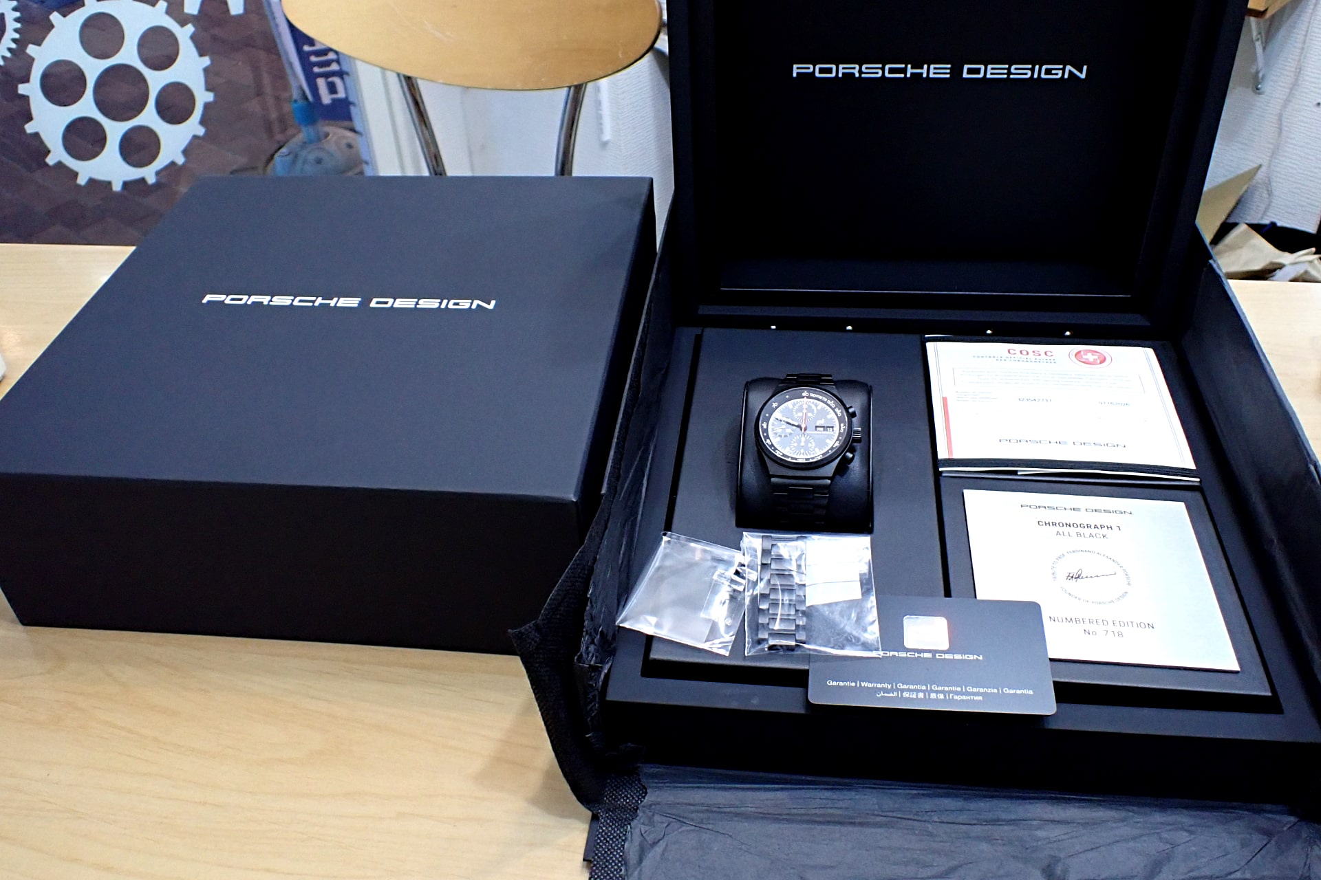 中古品A【PORSCHE DESIGN】ポルシェデザイン Ref.6043.7.01.001.01.5