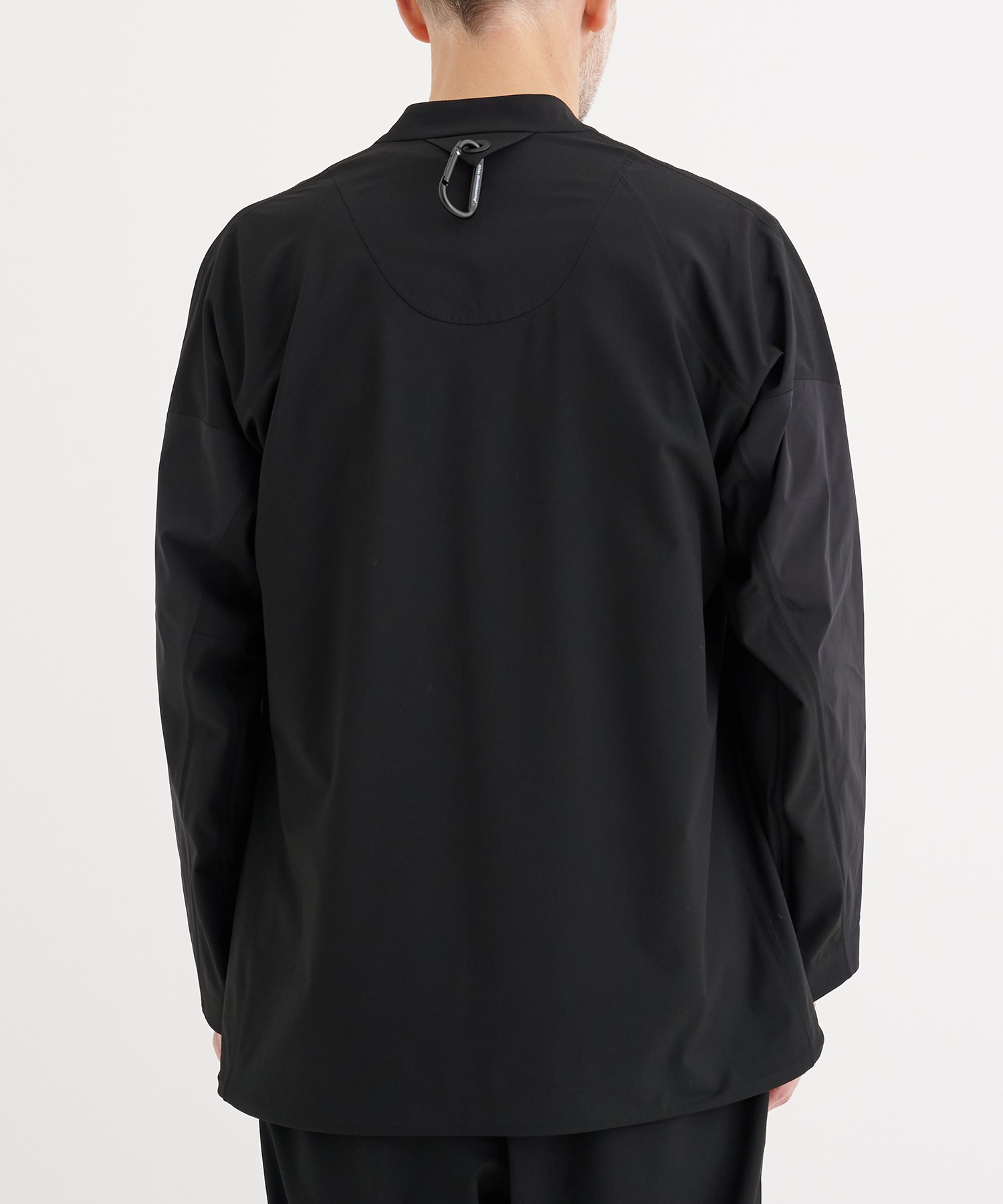 別注 STRETCHED HYBRID NO COLLAR JACKET(0 BLACK): White