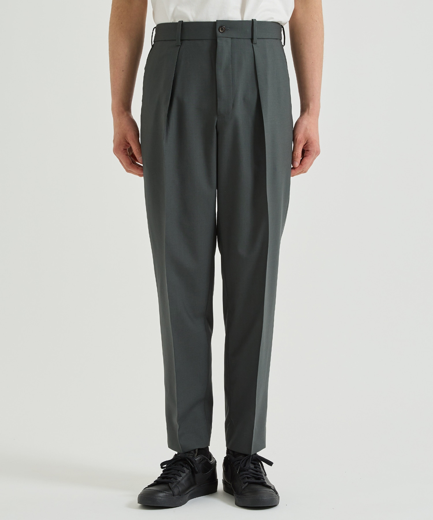 EX.ORGANIC WOOL PEG TOP EASY PANTS | MARKAWEAR