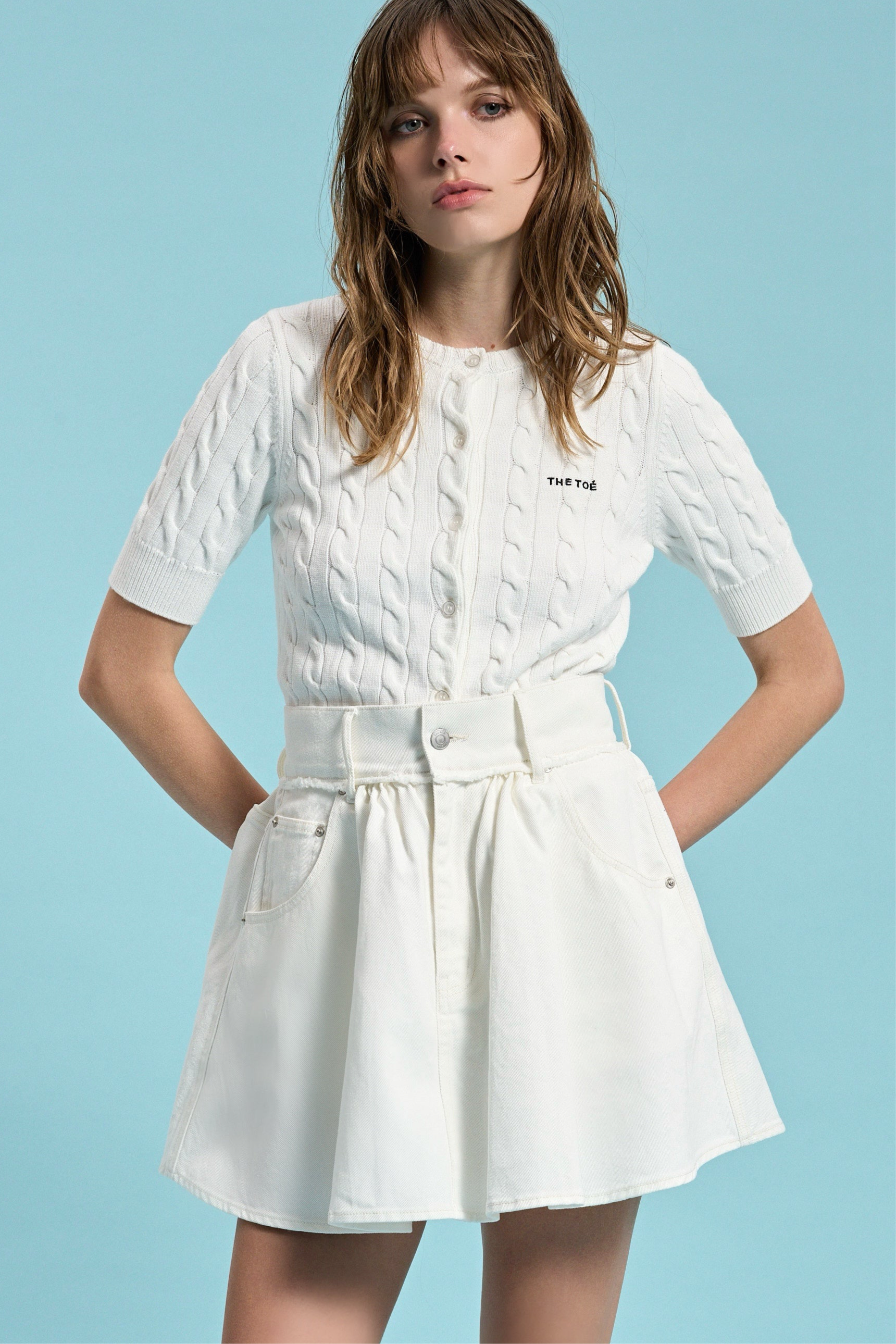 Olympia Denim Skirt – THE TOÉ
