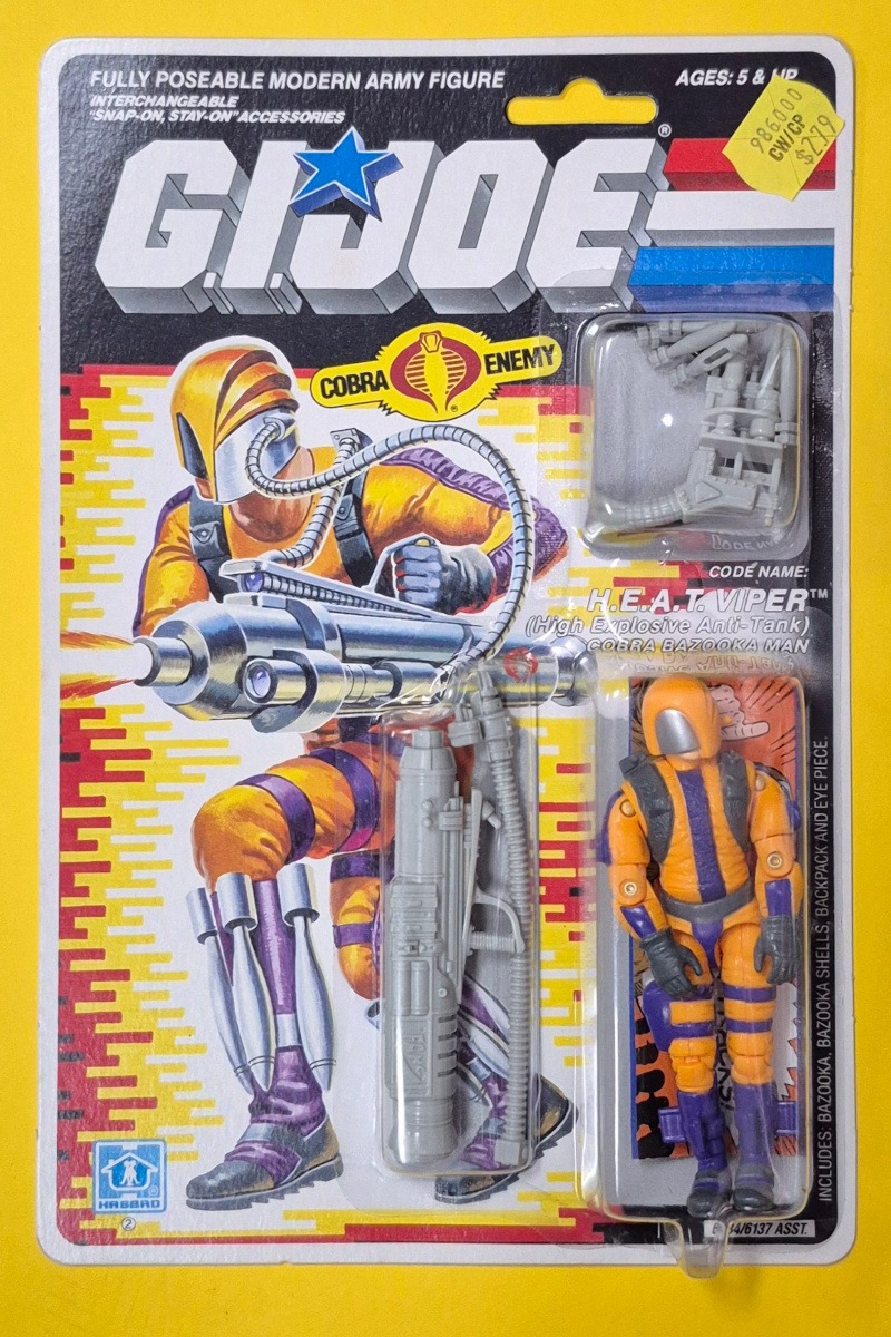 MOC 1989 Hasbro G.I. Joe ARAH H.E.A.T. Viper Factory Sealed – The
