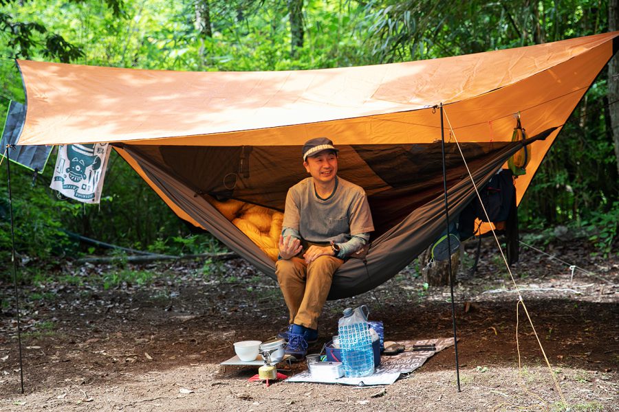 中古 ヘネシーハンモック Expedition A-Sym スネークスキン付き