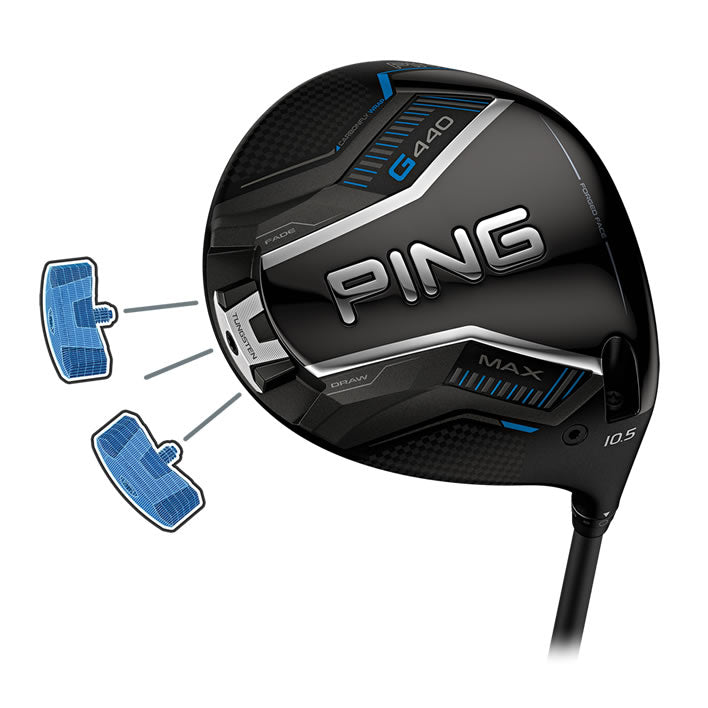 PING G440 MAX ロフト9° ヘッドのみ ヘッドカバー、レンチ付き PING