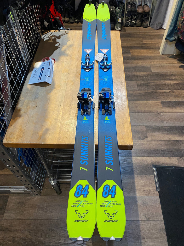 Dynafit Seven Summits+ AT Backcountry Ski Set, 174cm, Lime – The