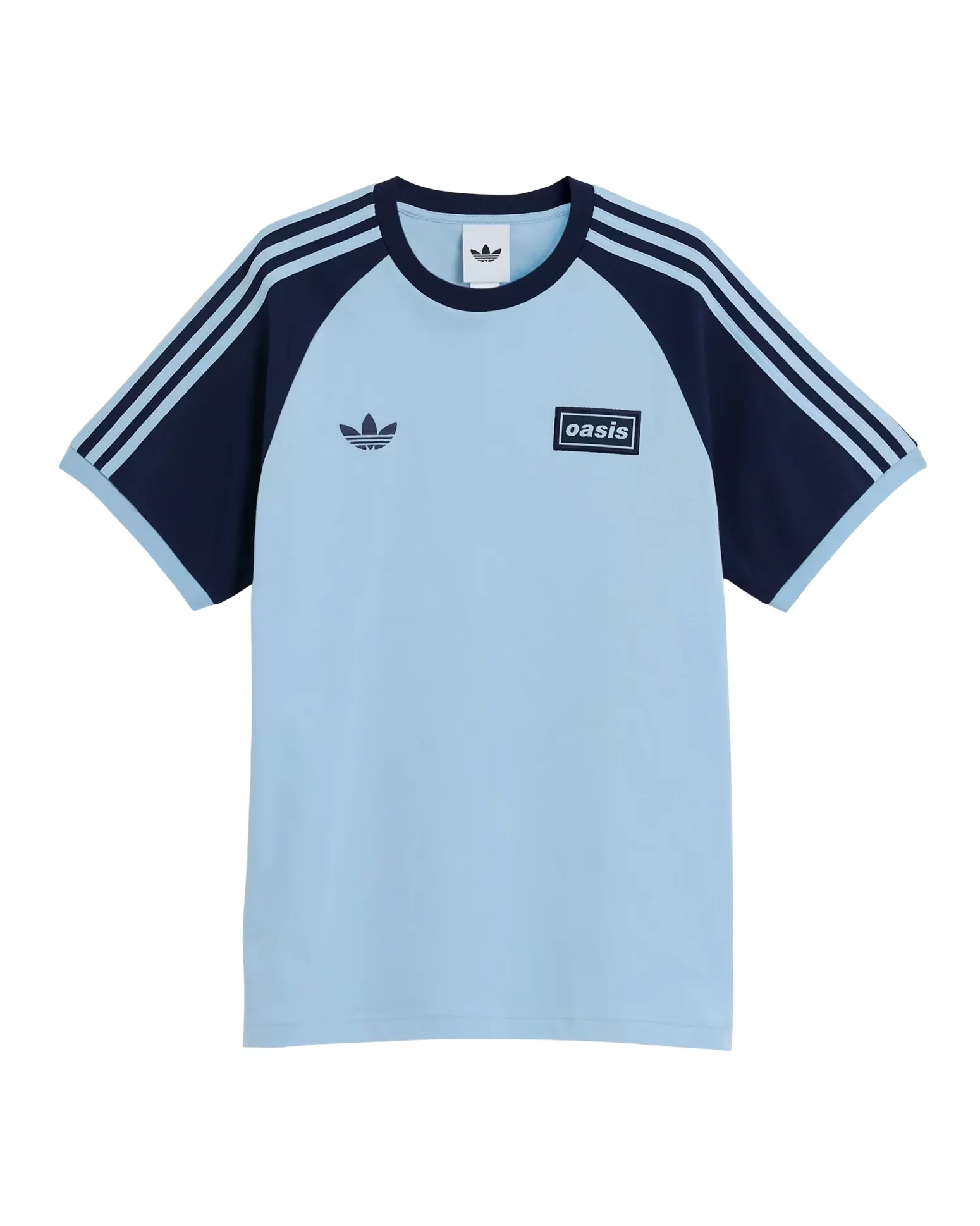 Adidas Oasis Tour Stripes Blue T-Shirt | Adidas Oasis Tour T-Shirt