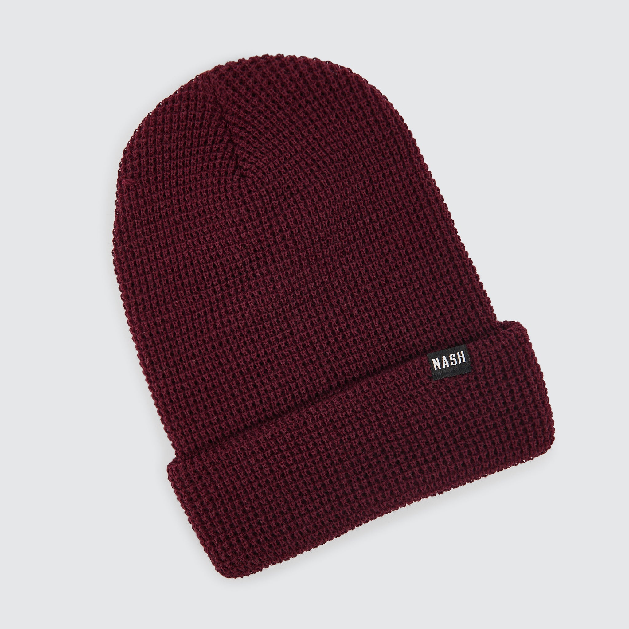 NASH Waffle Knit Beanie [Maroon] – The Nash Collection