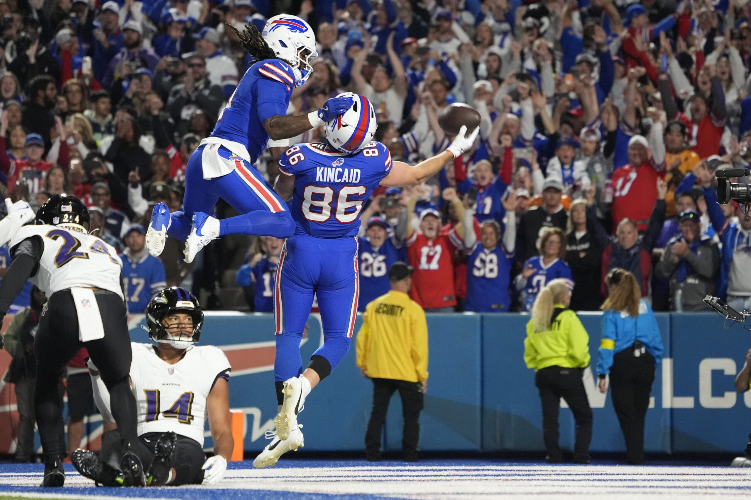 NFL BILLS スターター ベンチコート M B3777 NFL BILLS スターター