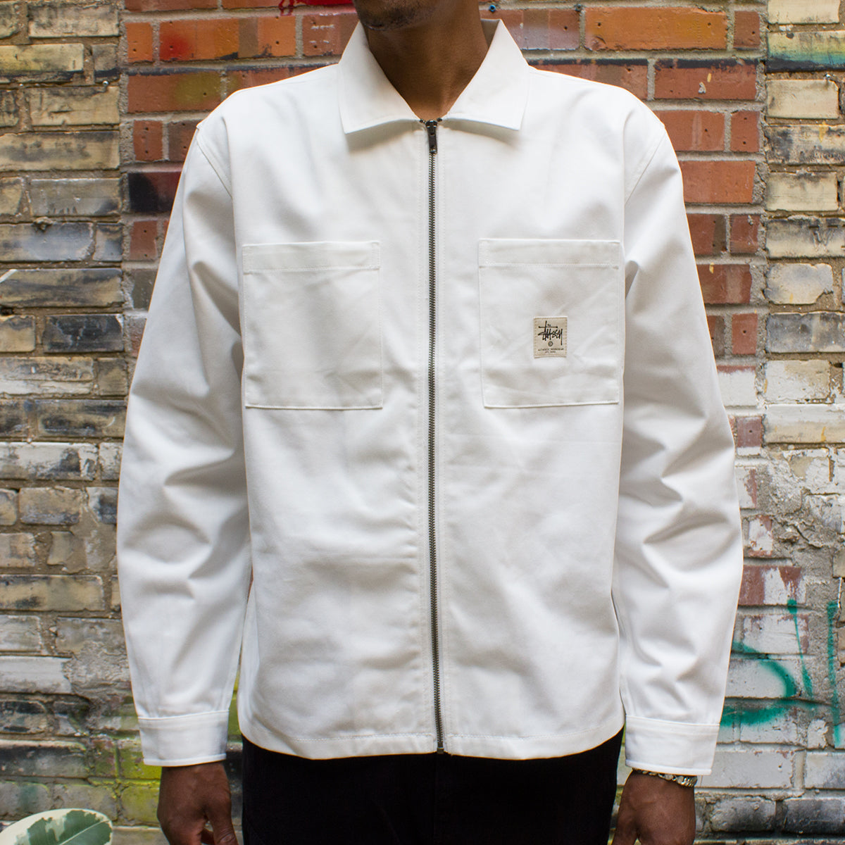 Zip Up Work L/S Shirt – Premier