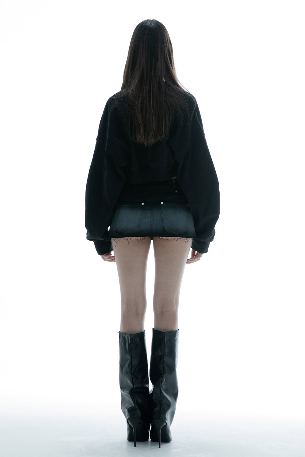THEREDTHREAD / ザレッドスレッド】S micro skirt gradation