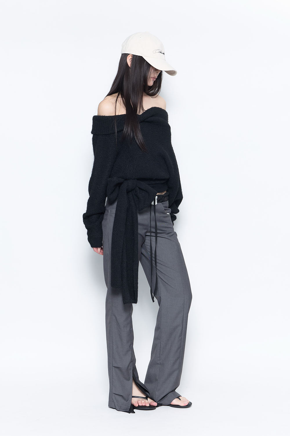 THEREDTHREAD / ザレッドスレッド】S structured slacks pants