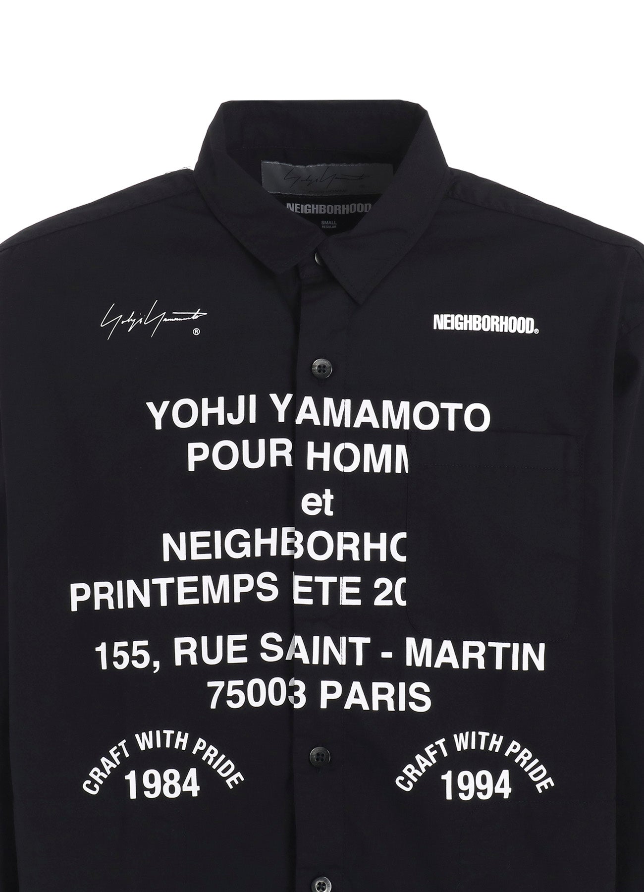 Yohji Yamamoto x NEIGHBORHOOD PRINT SHIRT LS – THE SHOP YOHJI YAMAMOTO