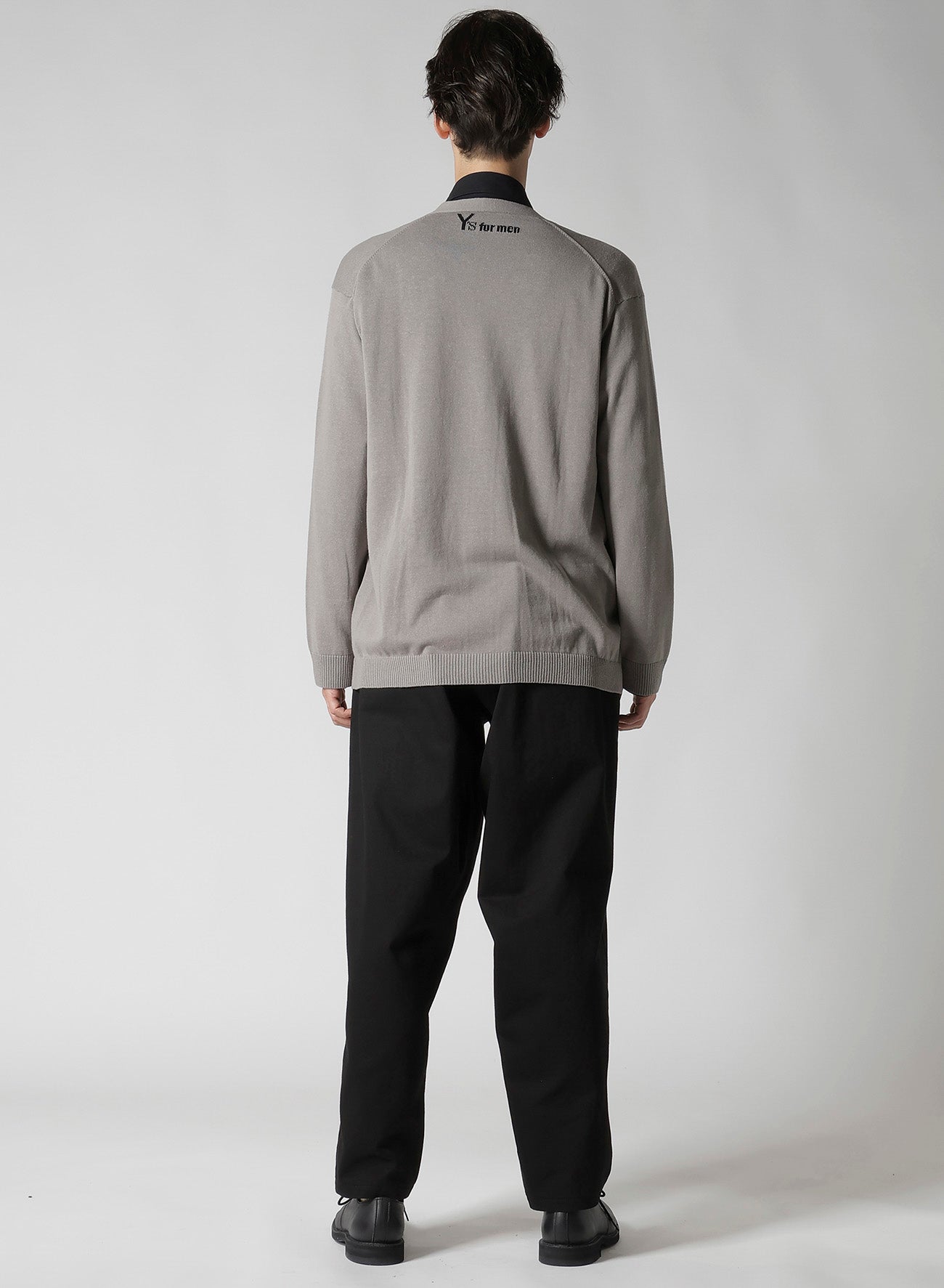 Y's for men INTERSIA LOGO CARDIGAN – THE SHOP YOHJI YAMAMOTO