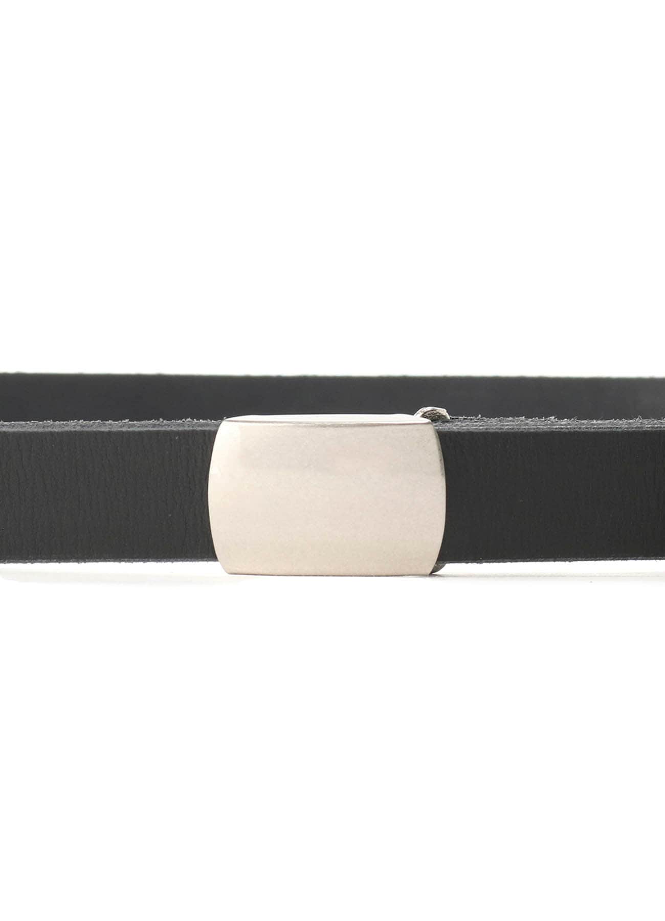 SOFT COW LEATHER LONG BELT(FREE SIZE Black): Ground Y｜THE SHOP