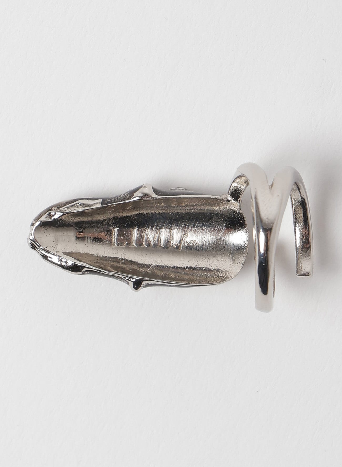 MELT NAIL RING B(FREE SIZE Silver): LIMI feu｜THE SHOP YOHJI YAMAMOTO