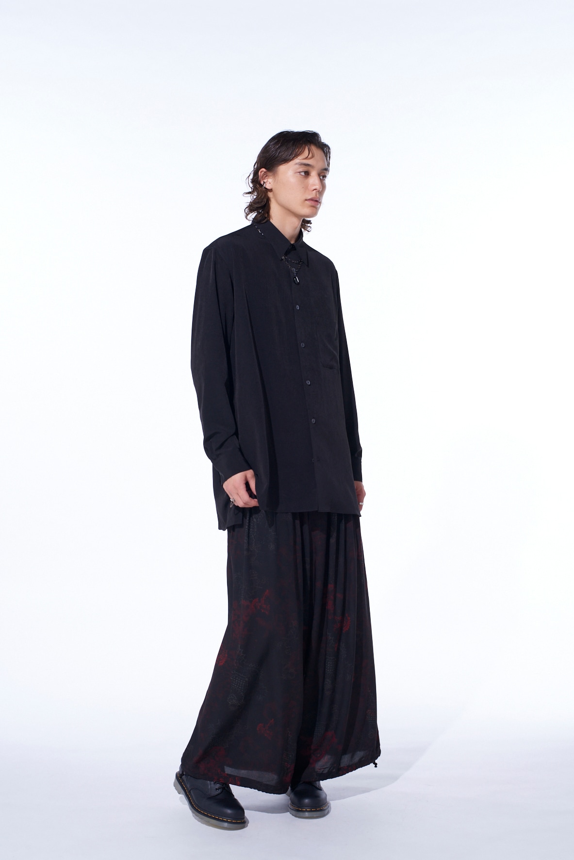CREPE de CHINE REGULAR SHIRTS(S Black): S'YTE｜THE SHOP YOHJI YAMAMOTO