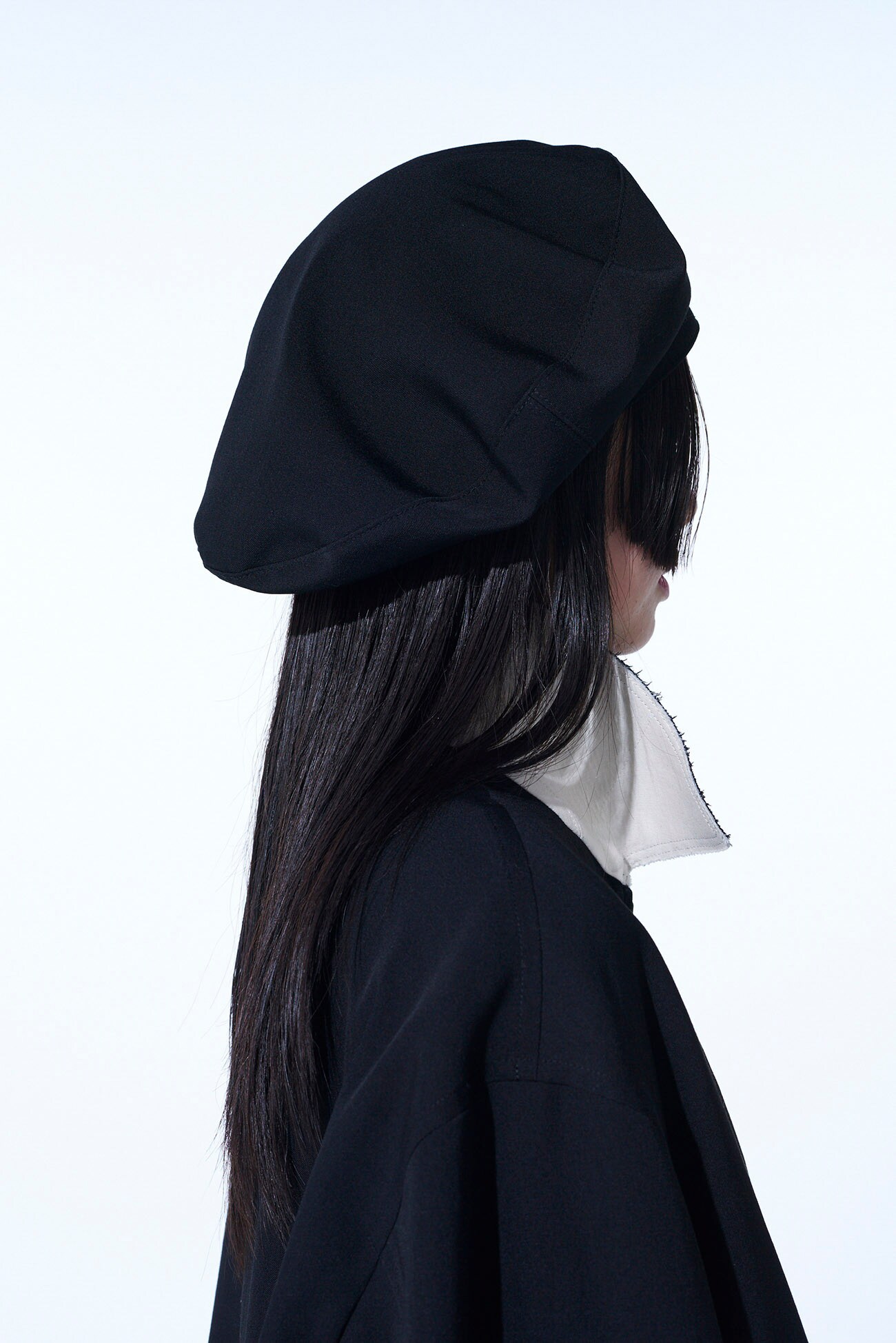 WASHER WOOL GABARDINE BERET(M Black): S'YTE｜THE SHOP YOHJI YAMAMOTO