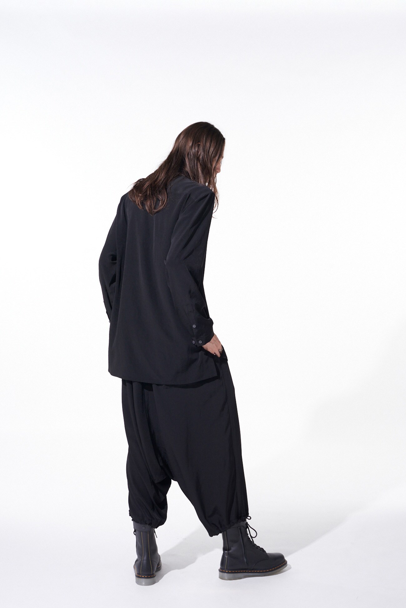 2020AW B yohji yamamoto サルエルパンツ 変形 アシメ yohji yamamoto