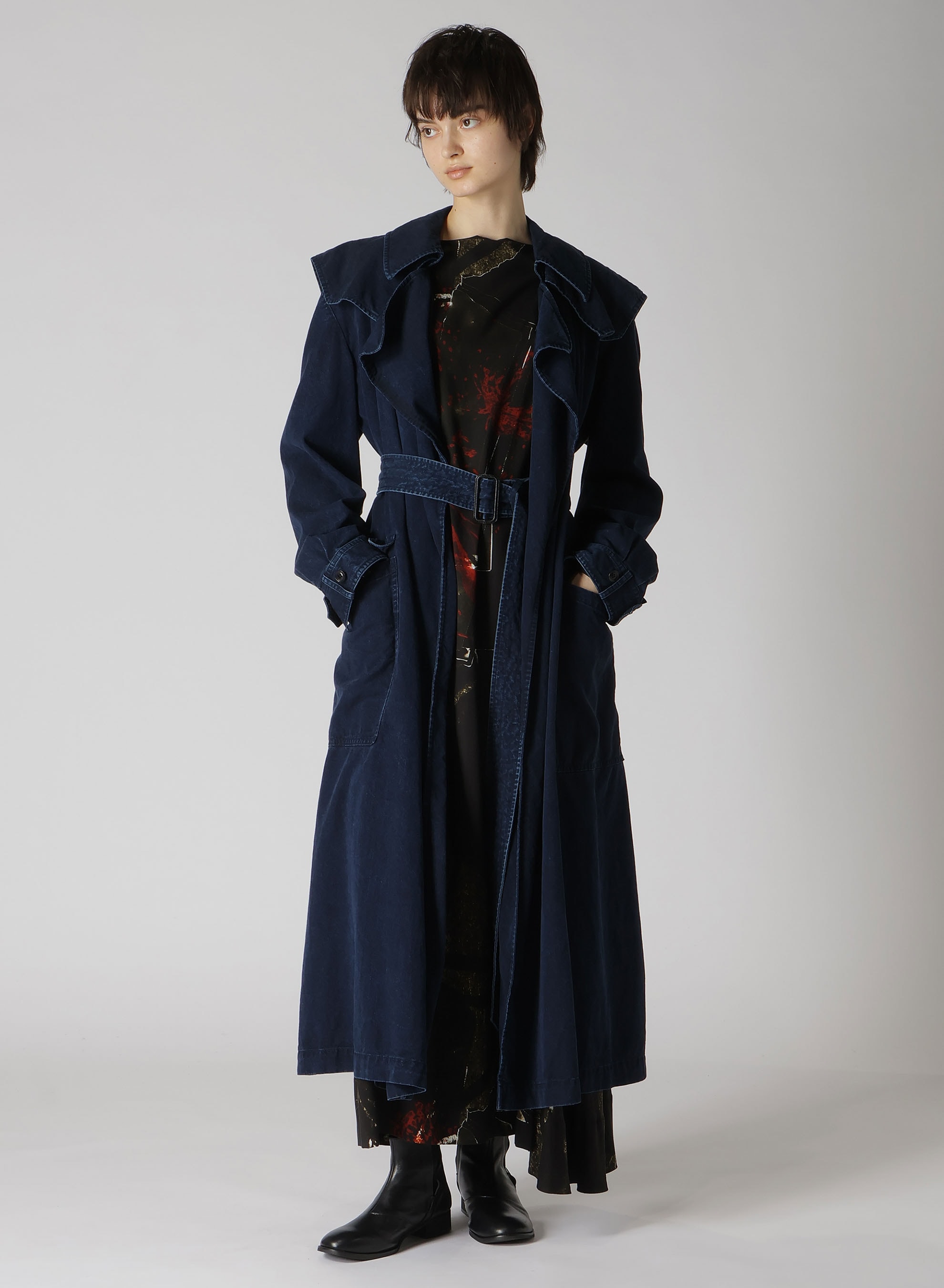 8OZ CE/C/ DENIM TRENCH COAT(XS Indigo): Vintage｜Special Price