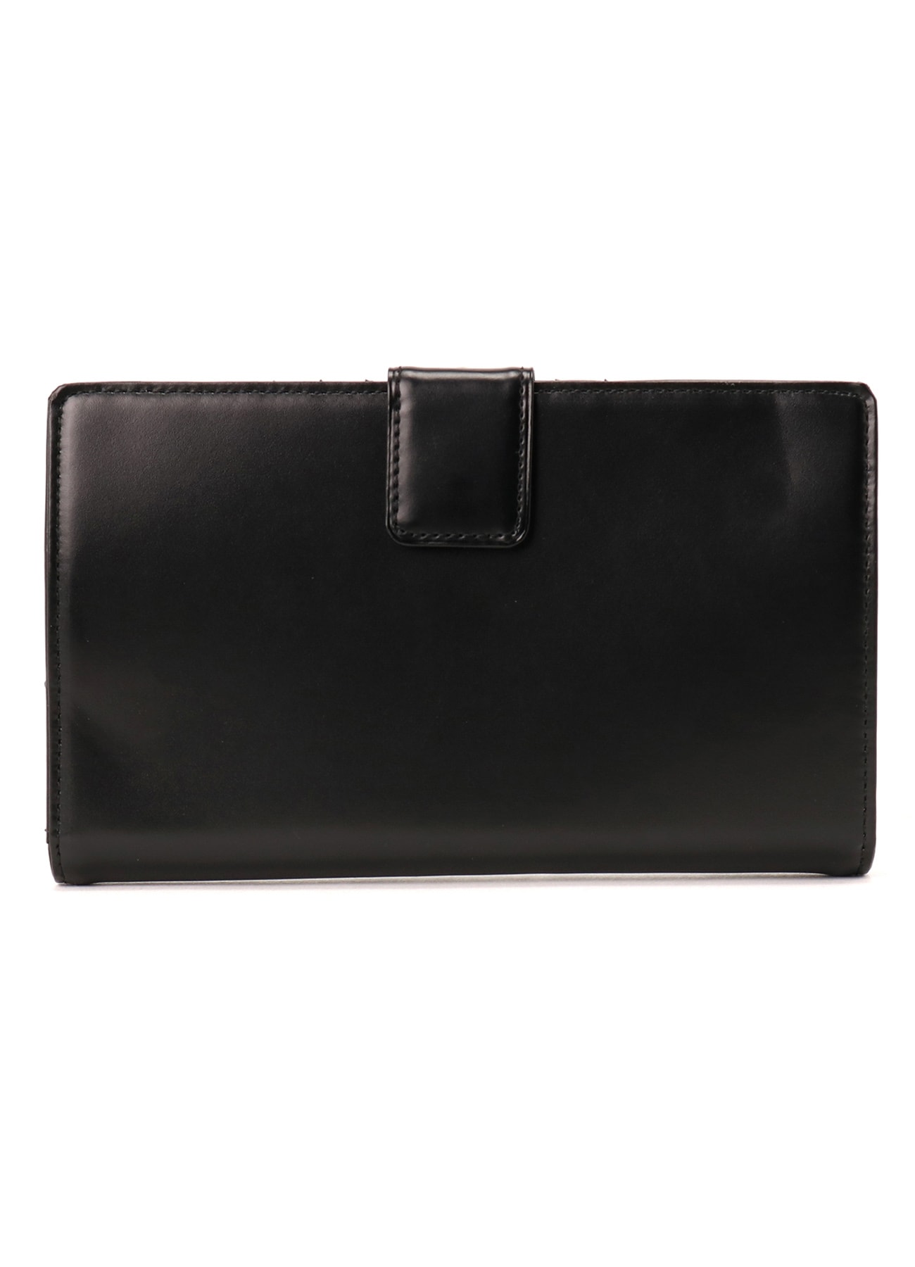 GLOSSY SMOOTH LEATHER LONG WALLET(FREE SIZE Black): Y's｜THE SHOP