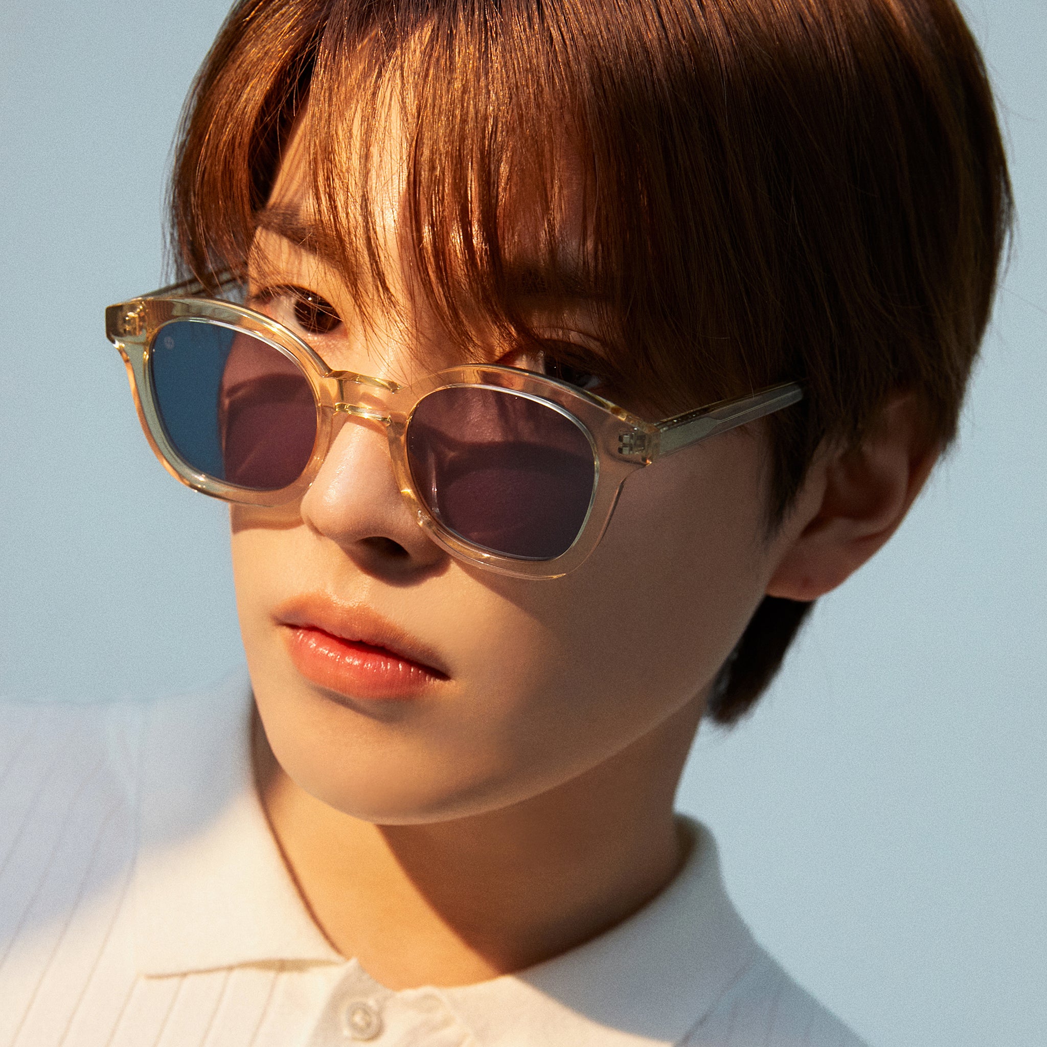 AT SQUARE 02 CLEAR YELLOW FRAME SMOKE LENS – The Silent Soul