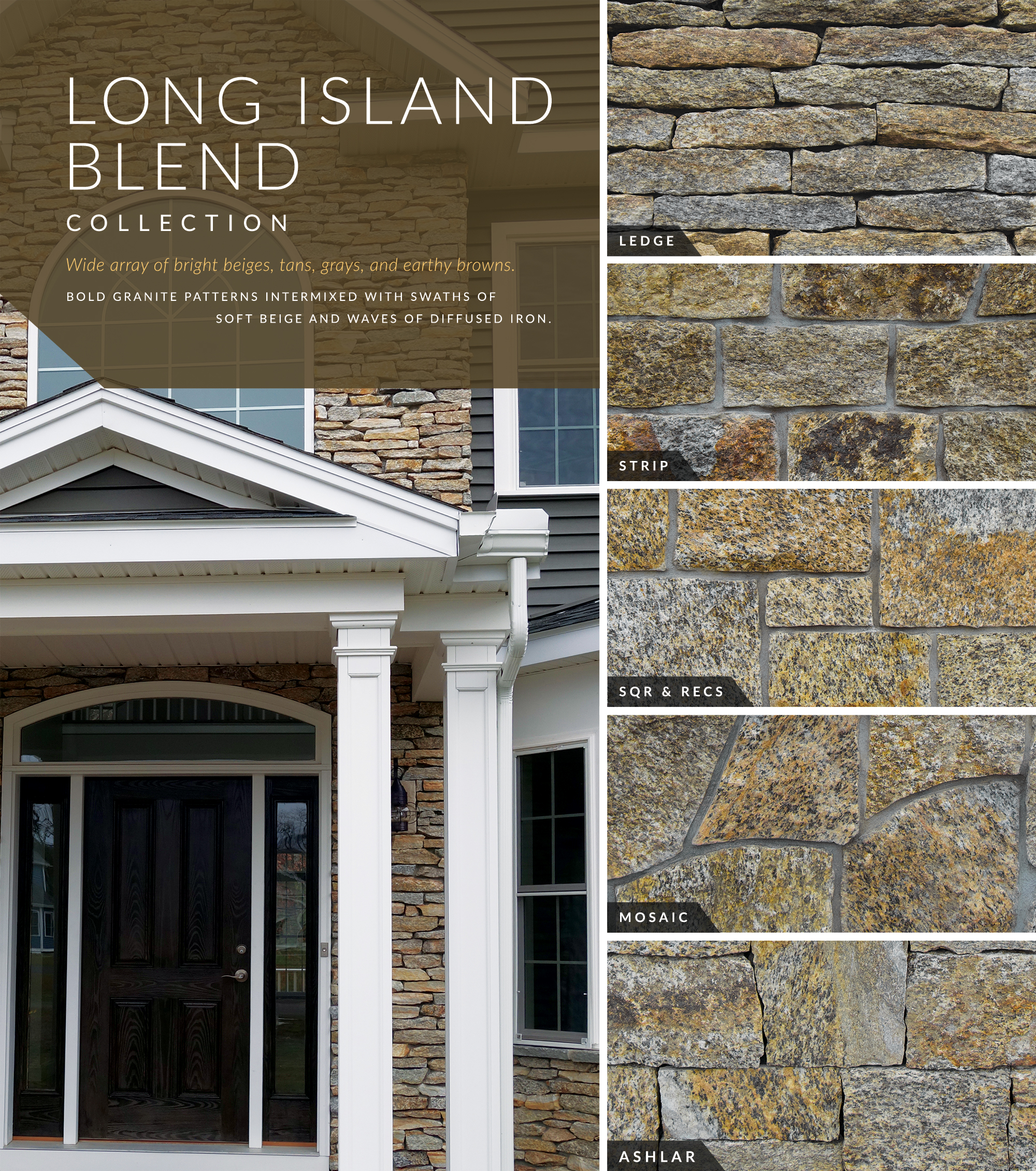 Long Island Blend™ - La Pietra Natural Thinstone Veneers