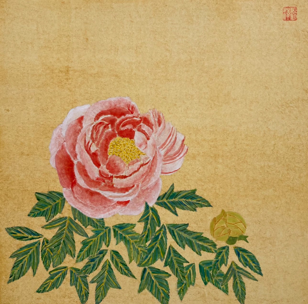 紅白牡丹 | Rena ｜インテリア絵画 アートの専門通販 thisisgallery