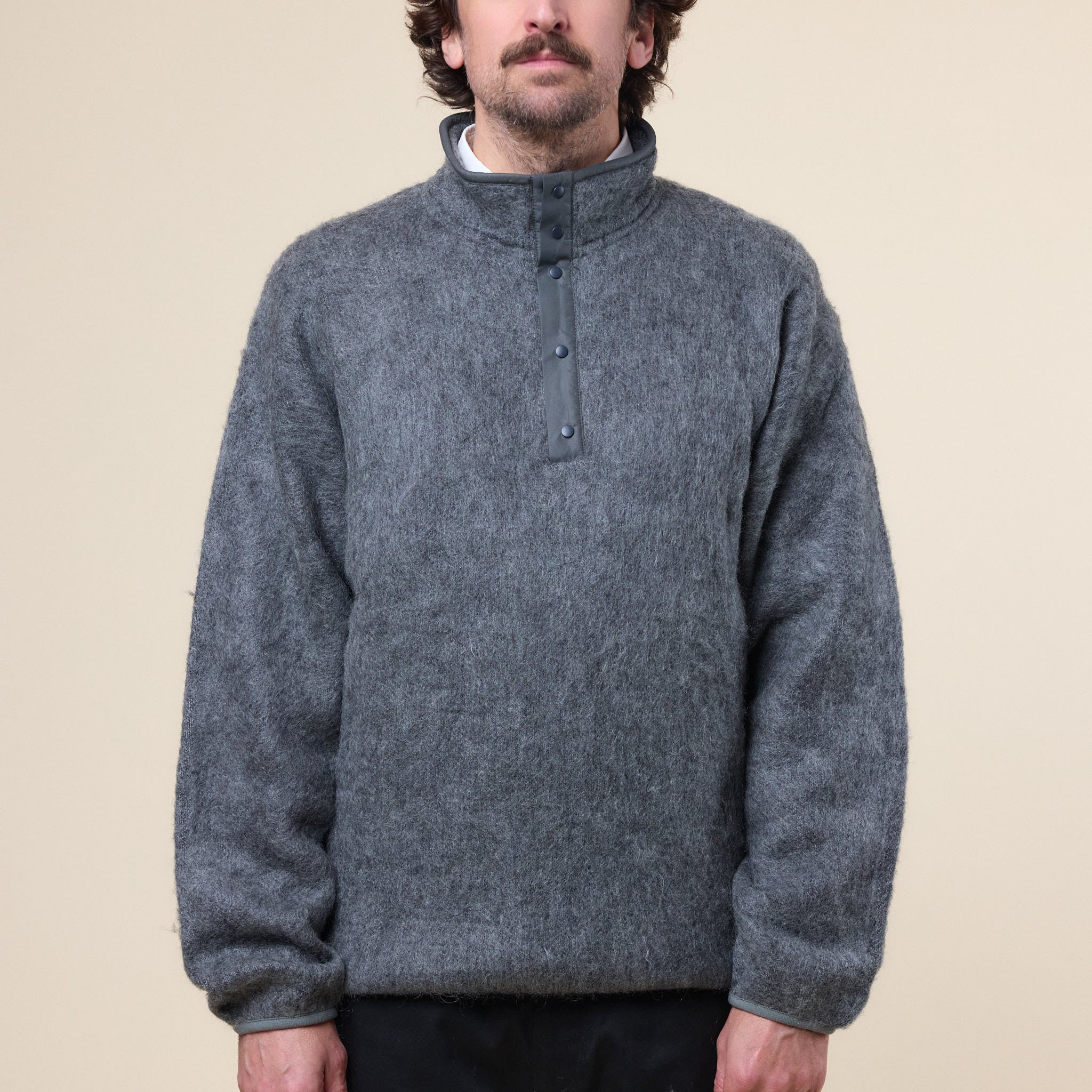 Nanamica - Pullover Mohair Sweater - Heather Grey | T.T.O.O