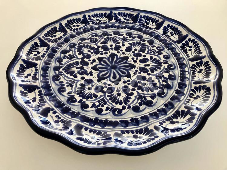 メキシコプエブラタラベラ焼ビンテージ陶器伝統工芸バード鳥
