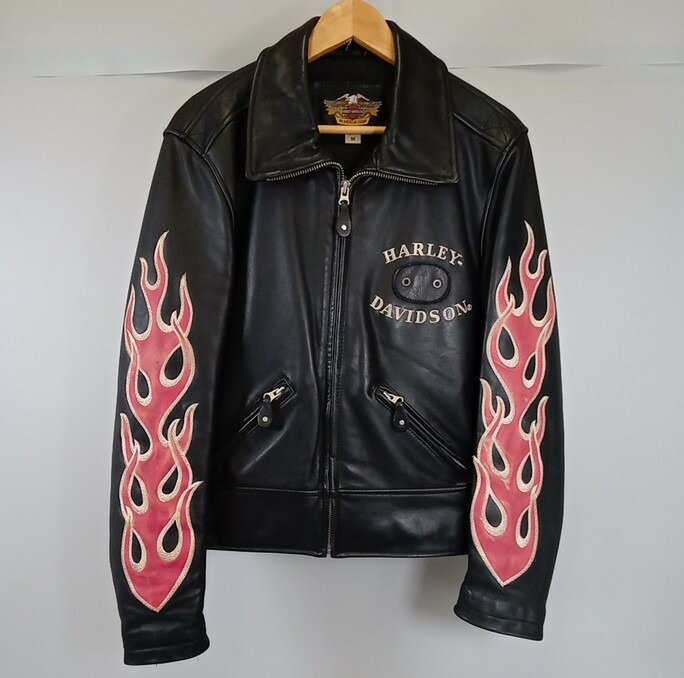 楽天市場】harley davidson シングルライダースジャケットの通販