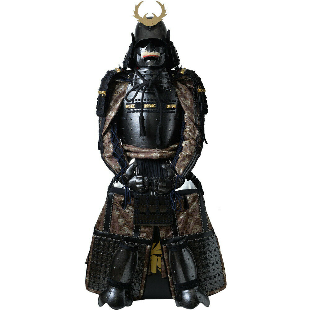 BLACK】【越前朝倉家 鎧】日本甲冑【等身大】鎧一式【清掃•除菌】済
