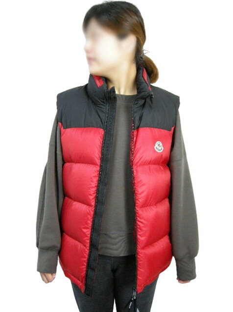 楽天市場】MONCLER ダウンベスト レッド（メンズファッション）の通販