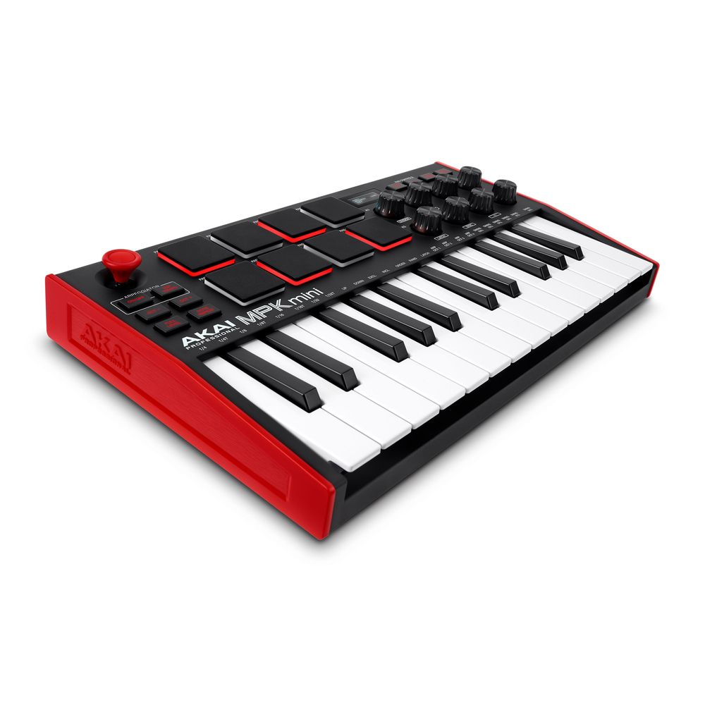 楽天市場】akai professional usb midiキーボードコントローラー 8