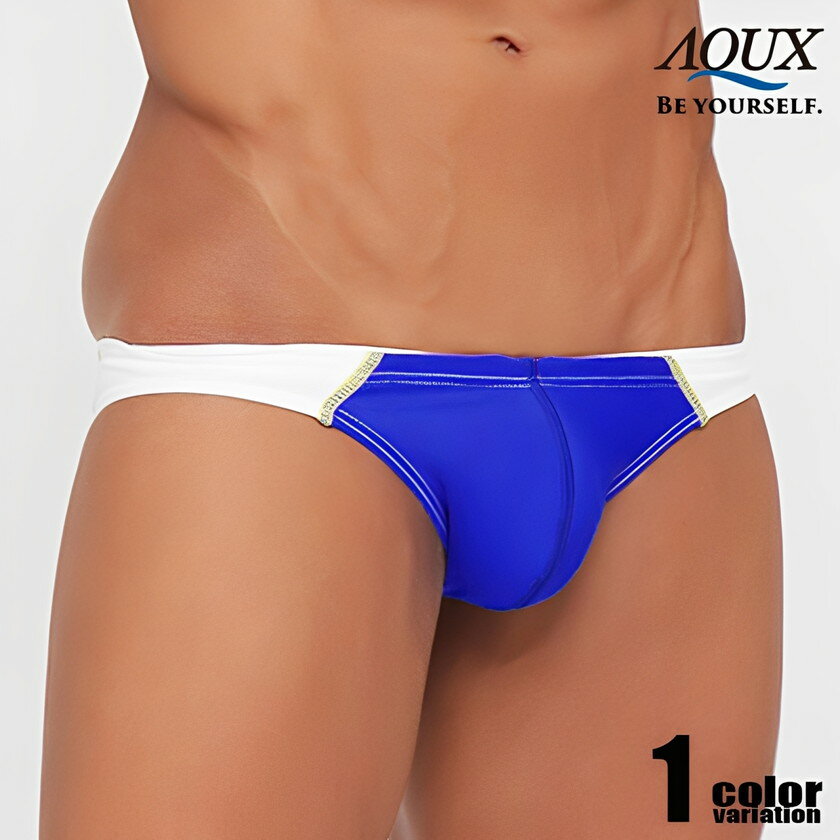 AQUX 透け競パン Sサイズ ブルー・迷彩柄 AQUX 透け競パン Sサイズ