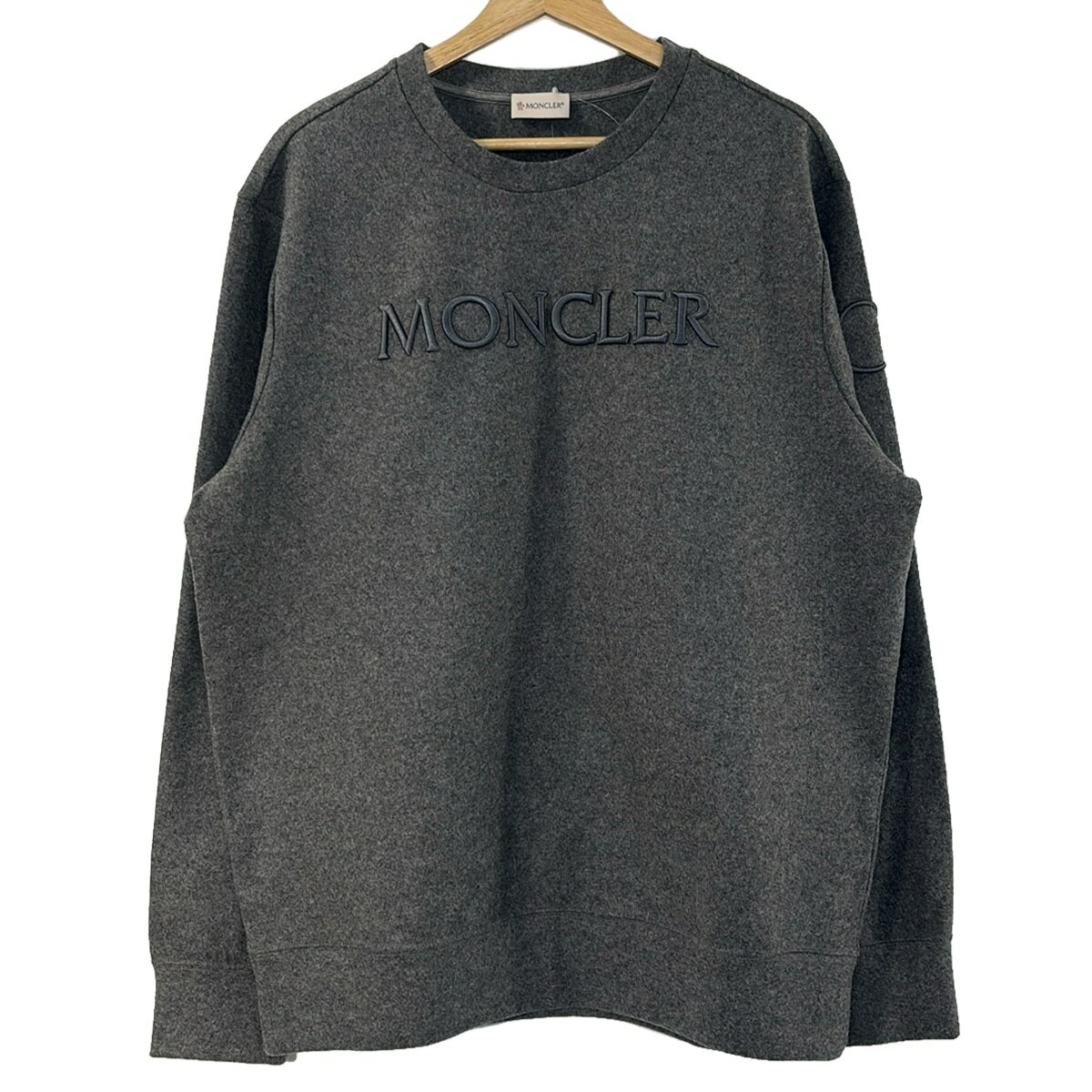 MONCLER グレー トレーナー Mサイズ美品