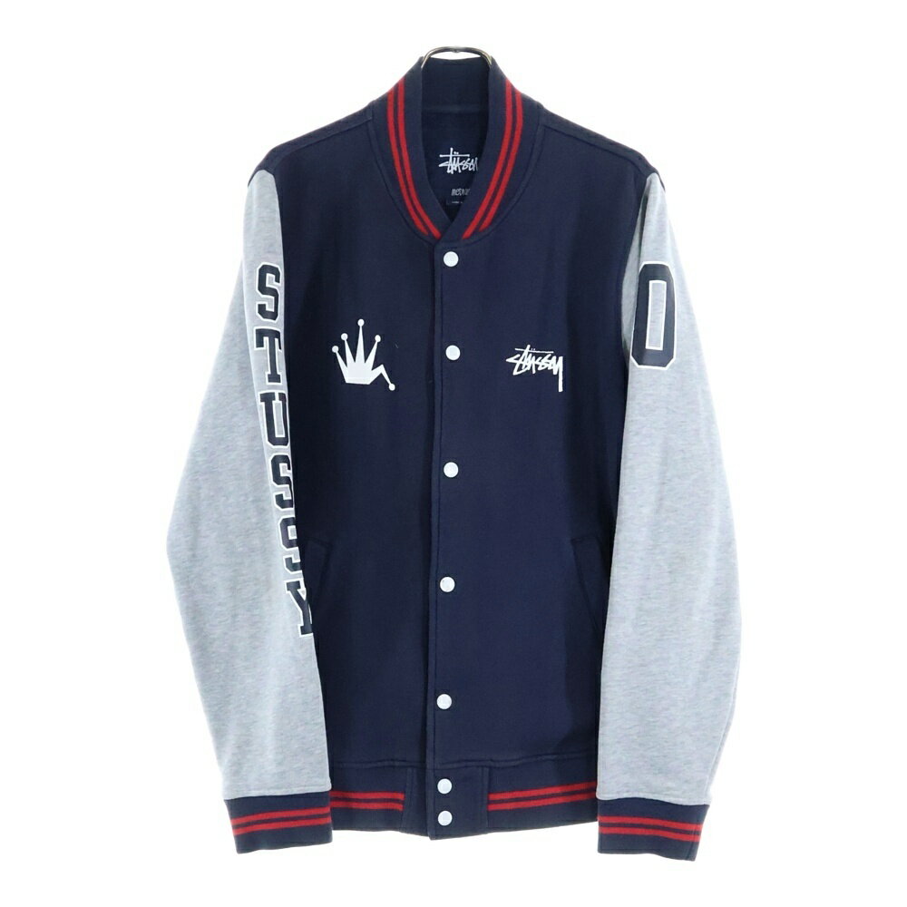 楽天市場】STUSSY スタジャン（カラーネイビー）（メンズファッション