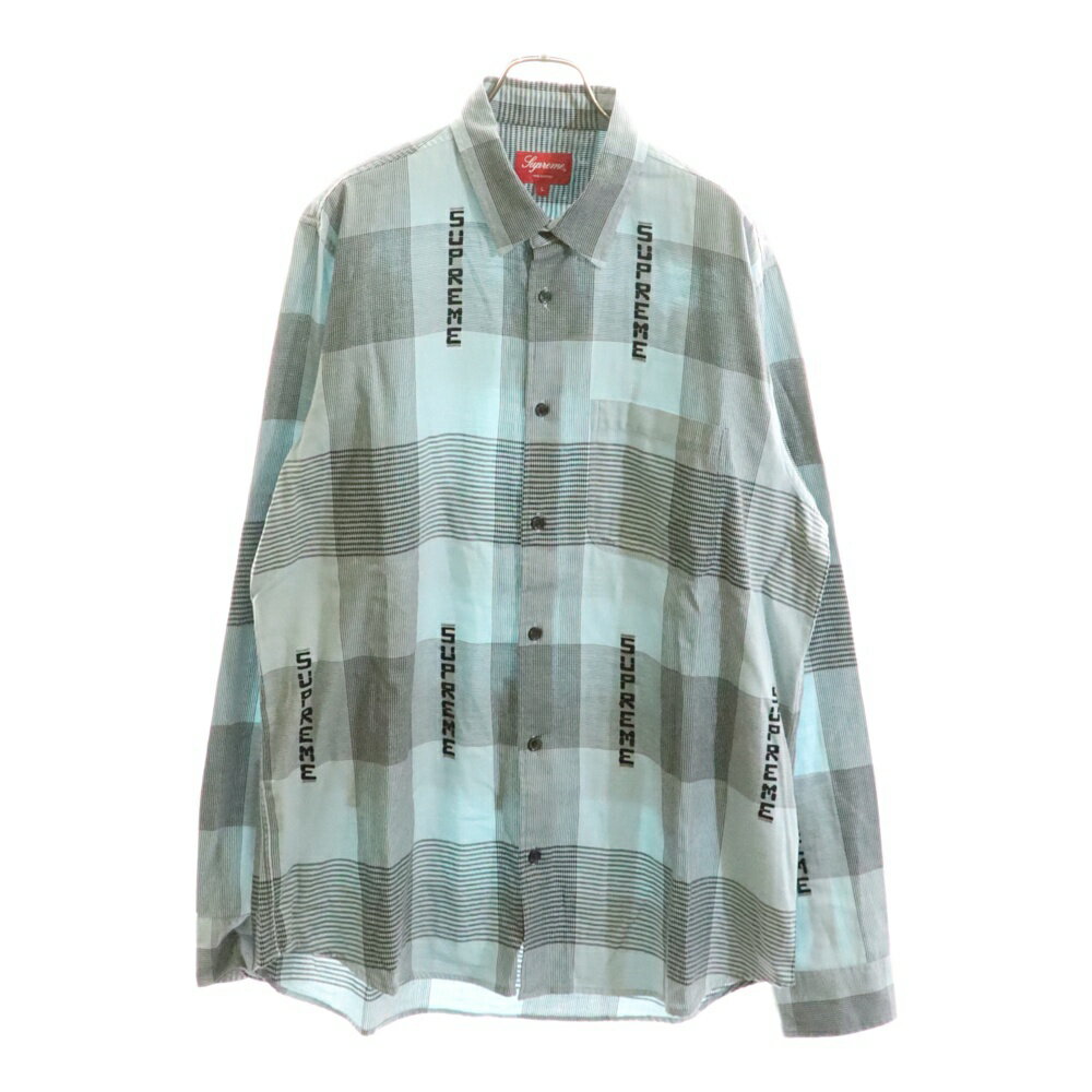 楽天市場】supreme logo plaid shirtの通販