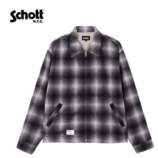 楽天市場】schott ショット（柄チェック）（コート・ジャケット