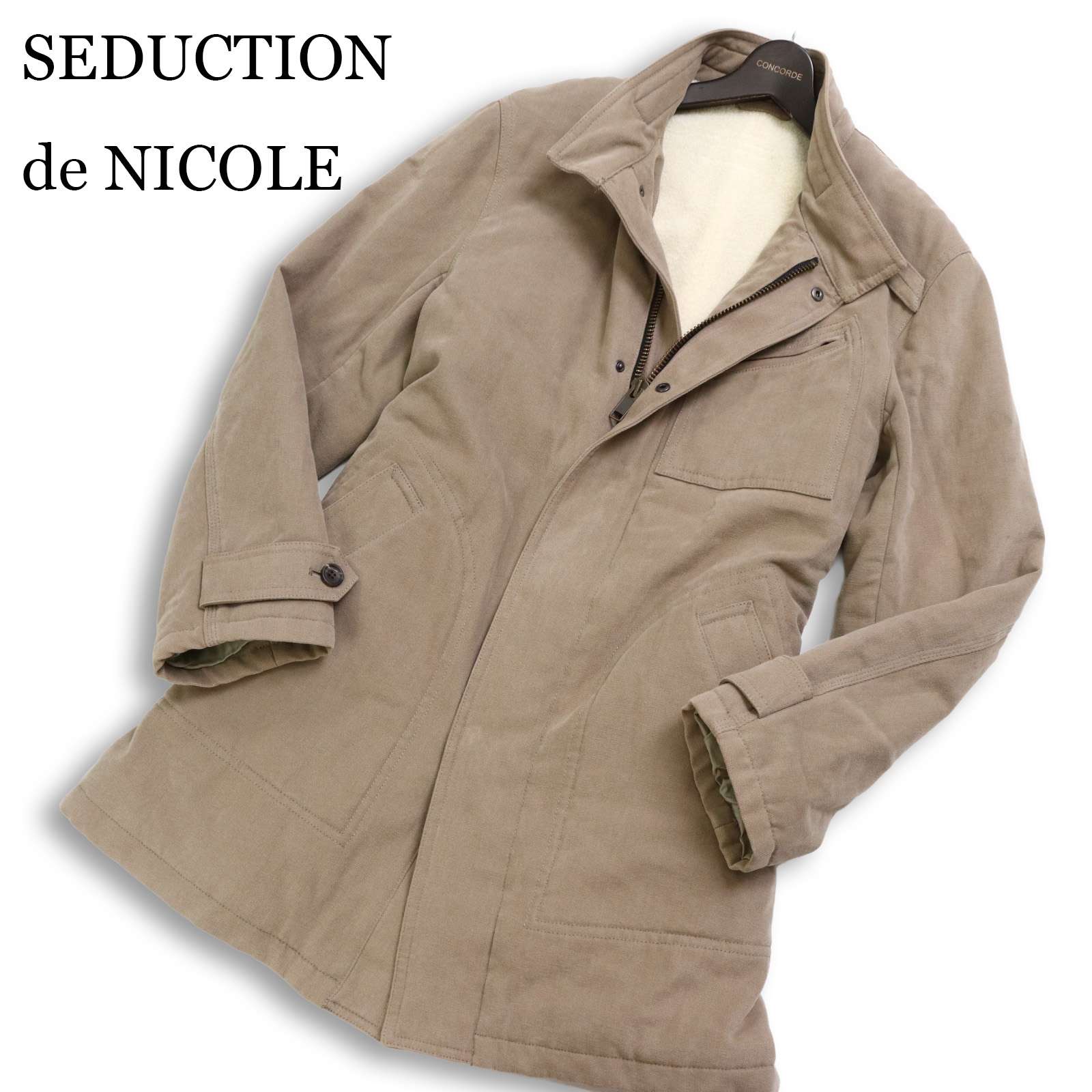 SEDUCTION de NICOLE （ニコル）リアル・ムートン メンズコート 楽天