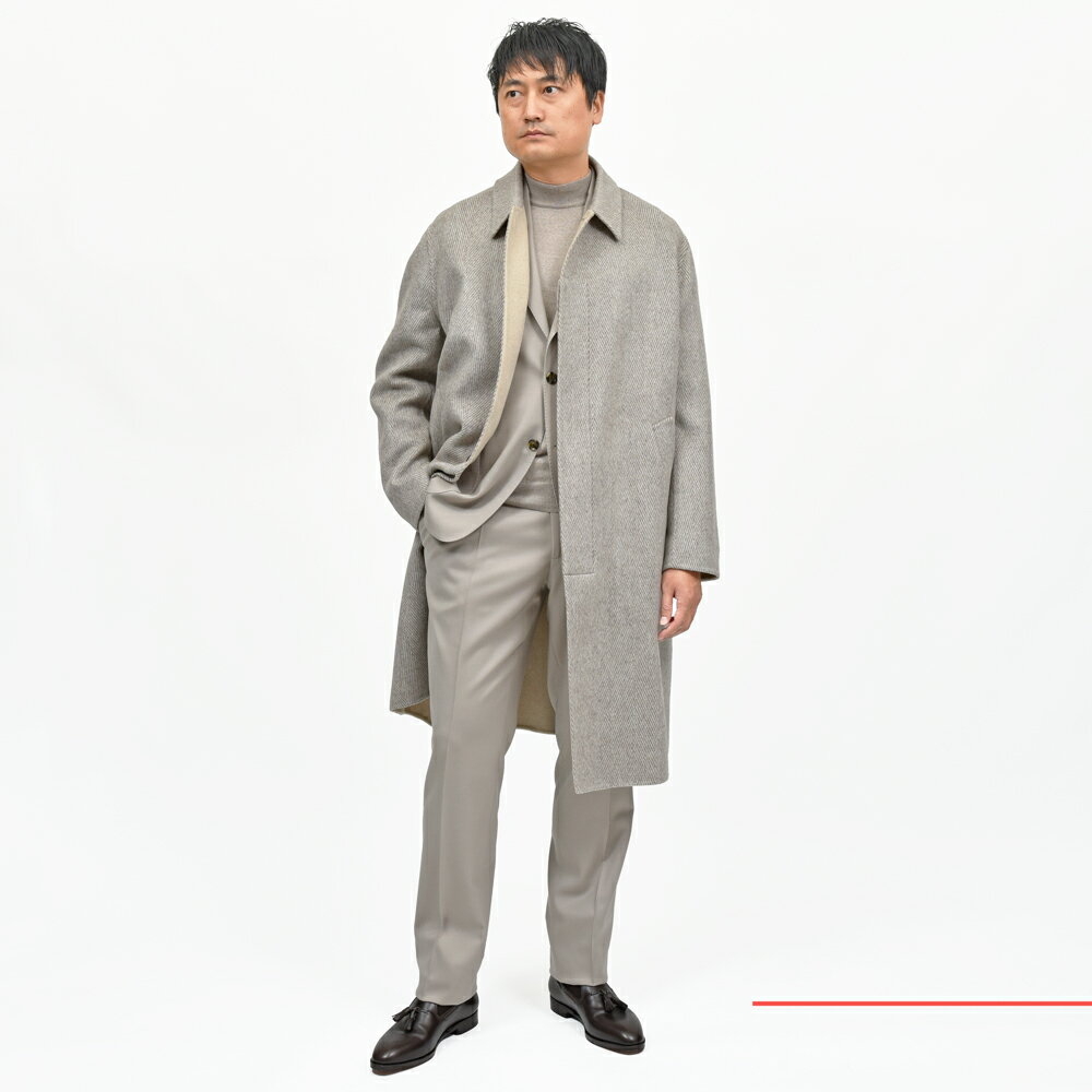 LARDINI（ラルディーニ）PIERREピエール ウールカシミアダブルフェイス