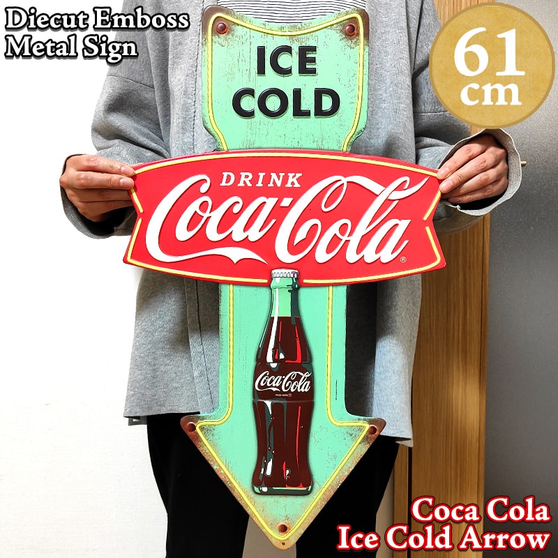 コカコーラパネル ブリキ雑貨シトロエンまとめて コカコーラパネル