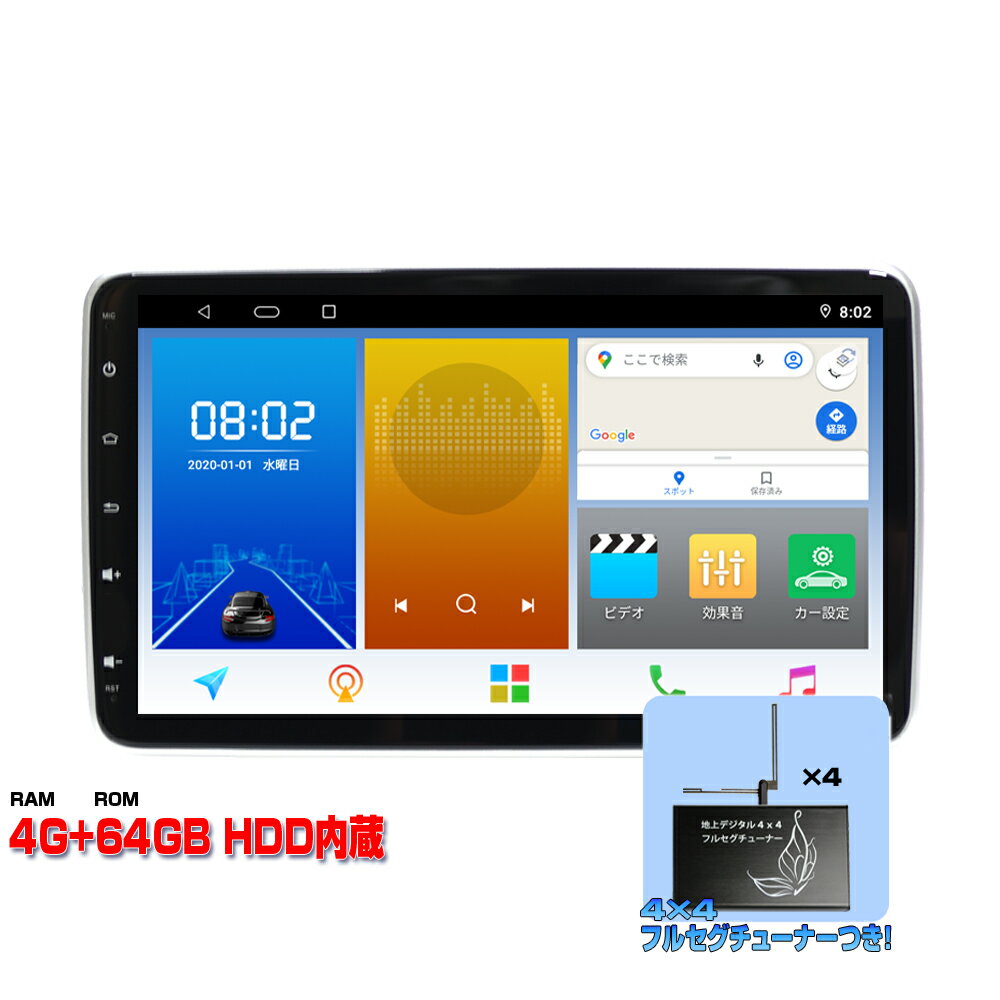 AndroidナビCortex-A35 4コア 4GB RAM 64GB ROM