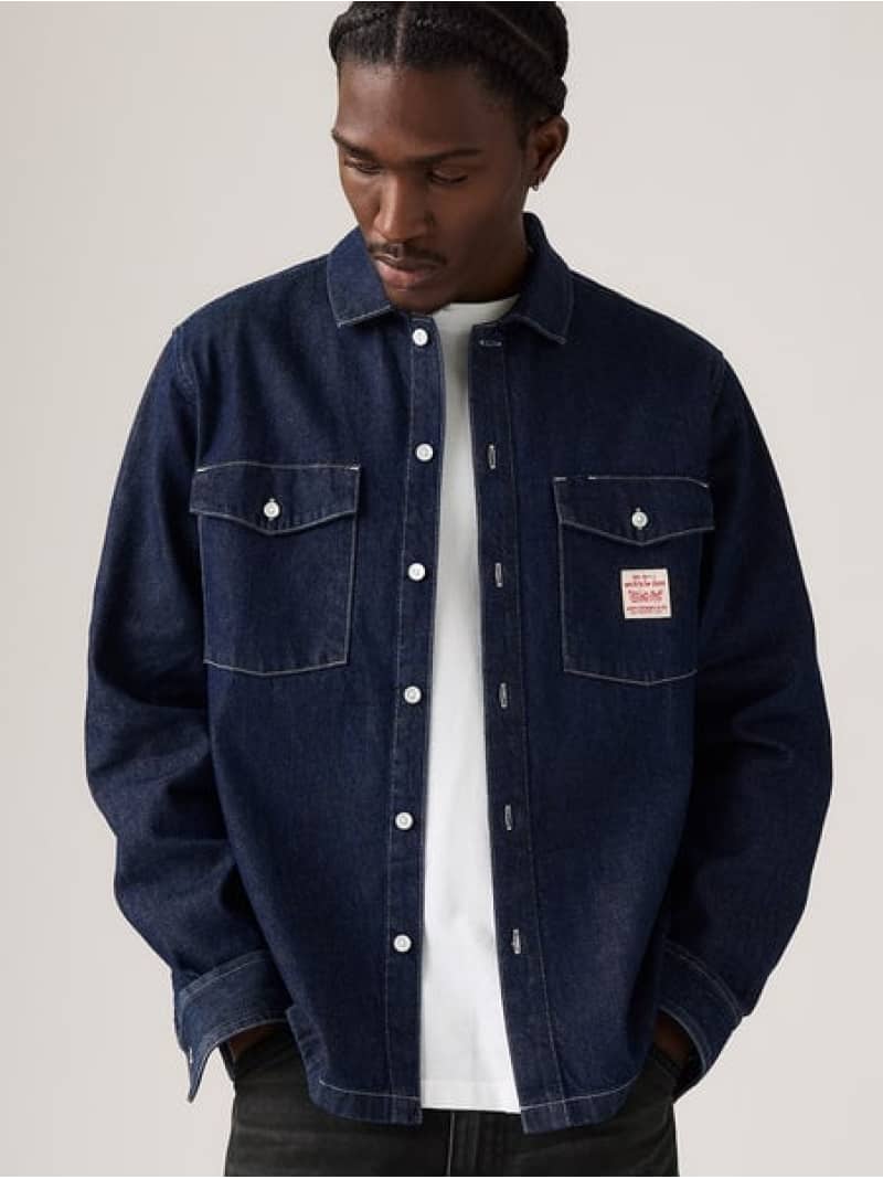 楽天市場】Levi's リーバイス（カラーブラック）（カジュアルシャツ