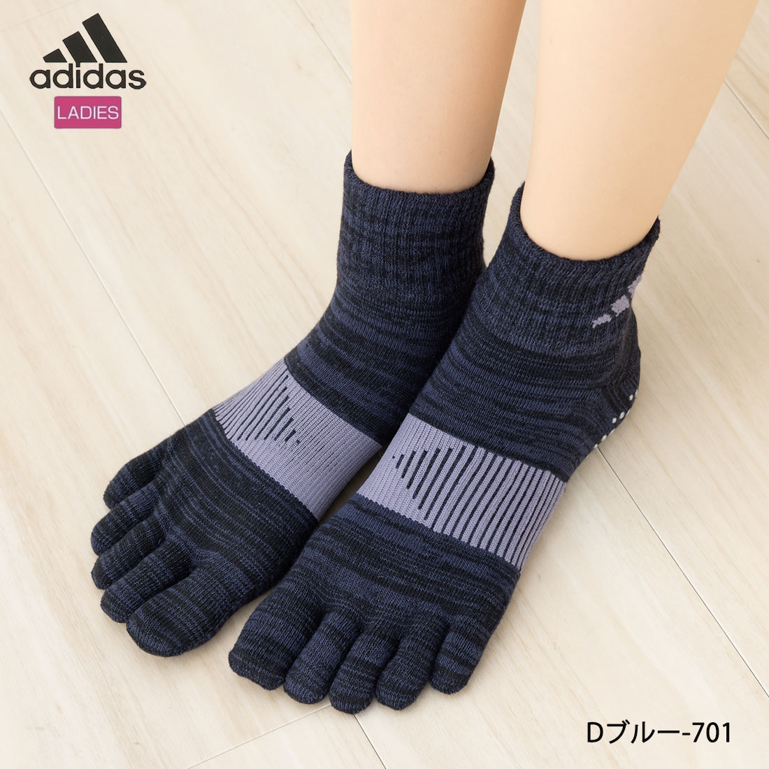 楽天市場】福助 adidas 五本指の通販